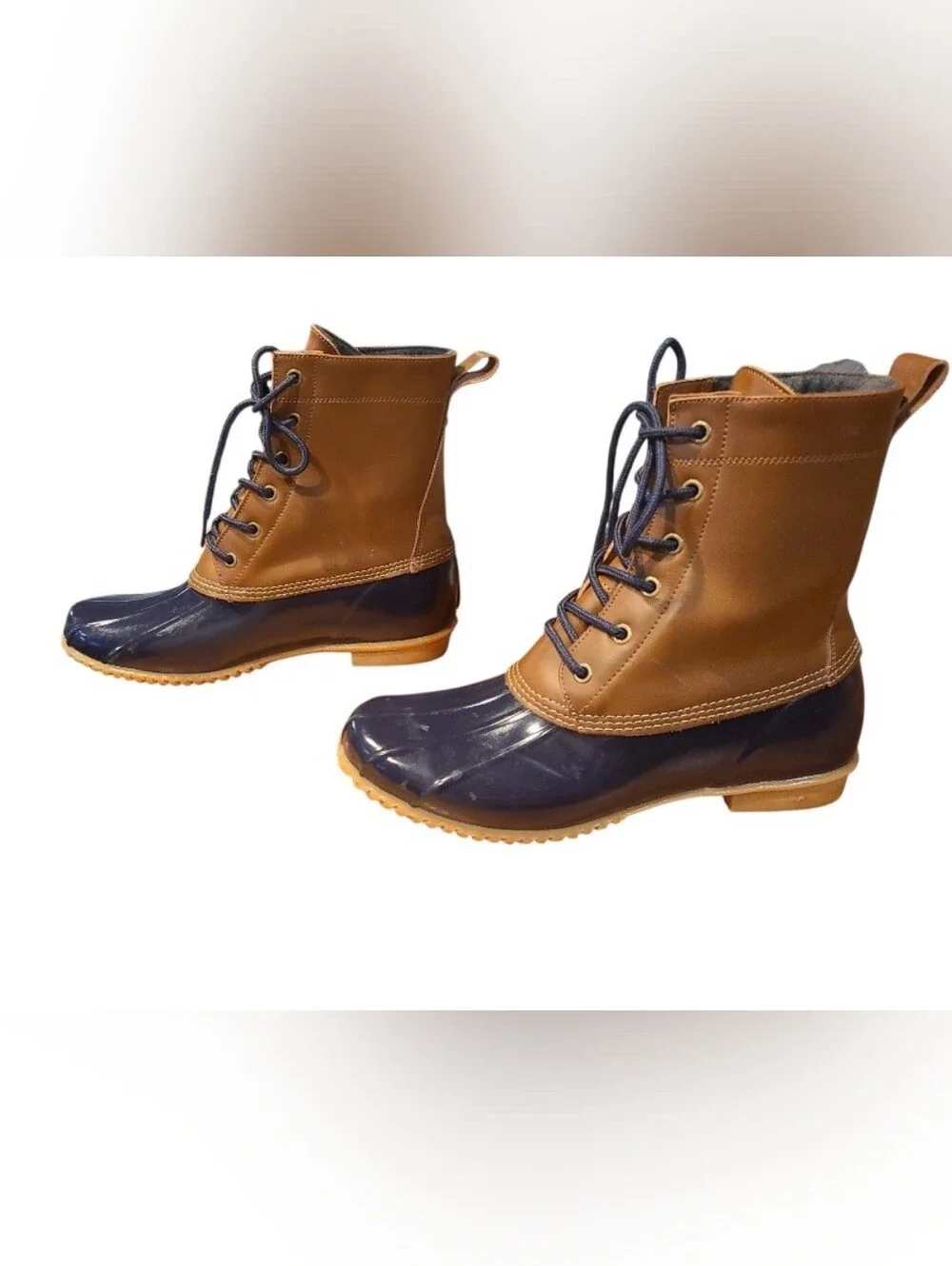 GE BASS & Co Harlequin Ducm Boots